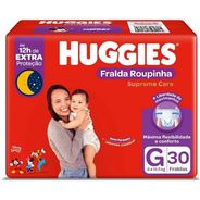 Huggies Fralda Roupinha Supreme Care 30 Unidades Tamanho G