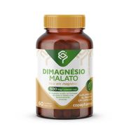 Di-Magnésio Malato 100% 500mg Reduz Stress Ansiedade 60 Caps