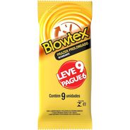 Blowtex Preservativo Retardante Leve 9 Pague 6 Unidades
