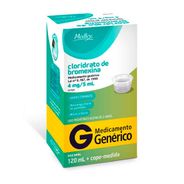 Cloridrato de Bromexina 4mg xarope 120ml EMS Genérico