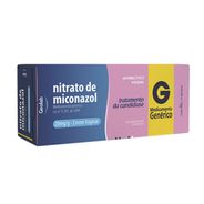 Tinidazol 30mg + Nitrato de Miconazol 20mg Creme Vaginal 40g + 7 aplicadores Eurofarma Genérico
