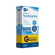 Cloridrato de Fexofenadina 180mg 10 Comprimidos EMS Genérico