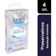 Preservativo Jontex Sensação Invisível - 4 unidades
