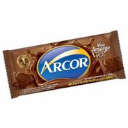 Chocolate Arcor Tablete Meio Amargo 40% Cacau 80G