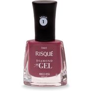 Esmalte Risqué Diamond Gel Hibisco Rosa Cremoso 9,5 Ml