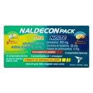 Naldecon Pack Dia e Noite Paracetamol + Cloridrato Fenillefrina + Maleato de Carbinoxamina 24 comprimidos
