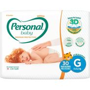 Personal Fralda Baby Premium Protection Grande 30Pads G