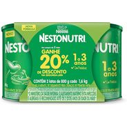 Formula Infantil Nestonutri LT 800G 2Unidades 20%Desconto