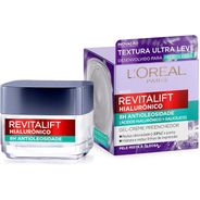 Gel Creme Hidratante Antioleosidade L'Oréal Paris Revitalif Hialurônico 49g