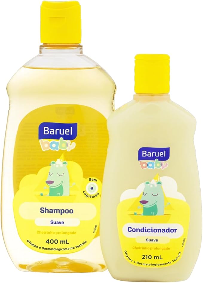 Kit Baruel Baby: Shampoo 400ml + Sabonete Glicerina 210ml