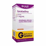 Loratadina 1mg/ml Xarope 100ml + Copo de medida Prati Donaduzzi Genérico