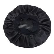 Touca De Cetim Anti-Frizz Preta - Ntflex