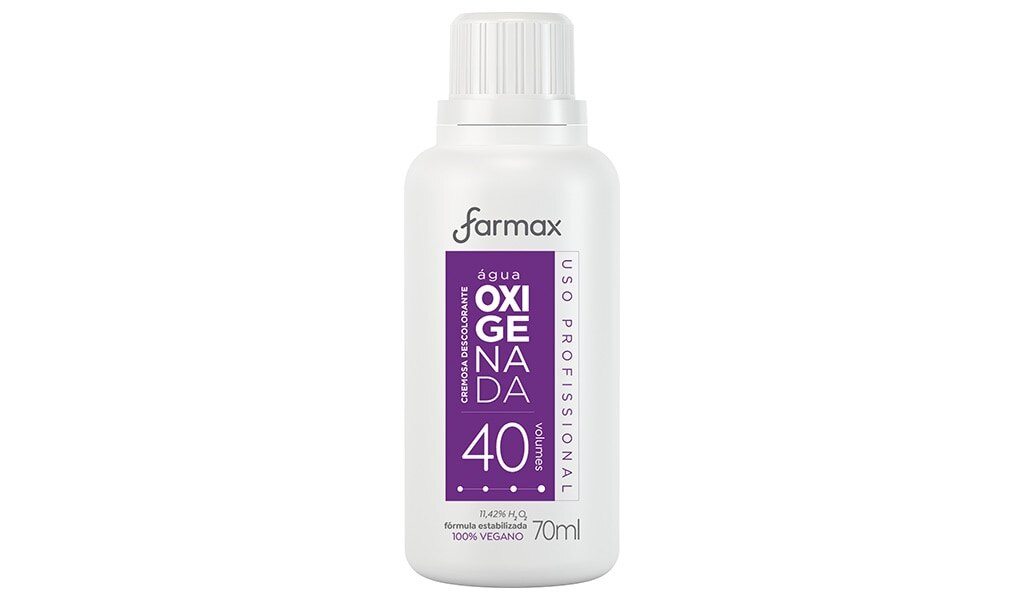 Água Oxigenada Cremosa 40V 70Ml Farmax