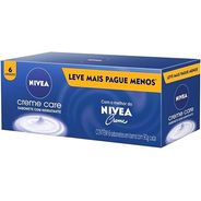 Nivea Sabonete Em Barra Creme Care Promo 6 Un. 90G