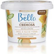 Cera Depilatória Micr-ondas Mel e Aloe Vera Depil Bella 200g