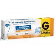 Diclofenaco Dietilamônio 11,6mg/g EMS Gel Creme com 60g