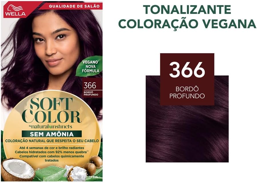 Tintura Soft Color Bordeaux Profundo 366 Soft Color