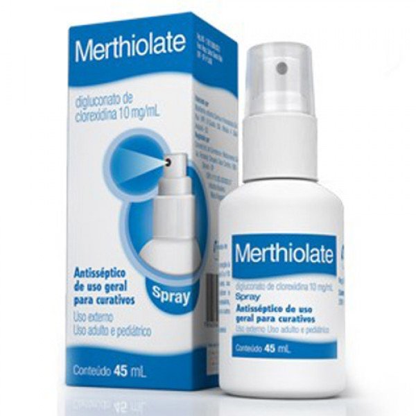 Antisséptico Tópico Merthiolate Spray com 45ml