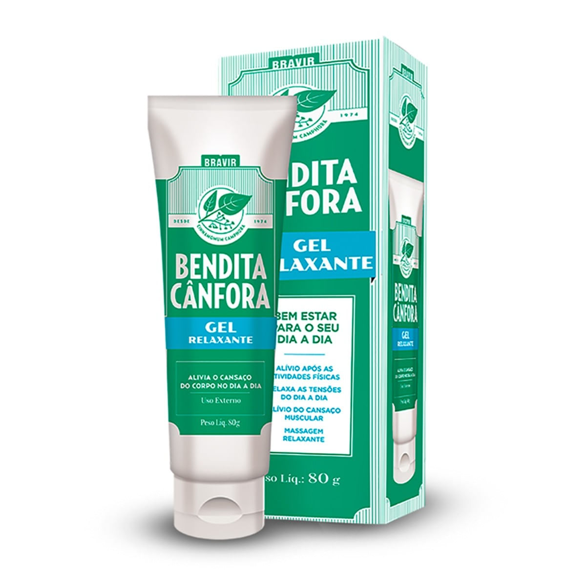 Bendita Cânfora Gel Relaxante com 80g