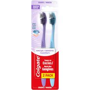Escova de Dente Colgate Gengiva Comfort Macia com 2 unidades