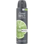 Antitranspirante Aerossol Limão E Sálvia 72h Proteção Dove Men+Care 150ml