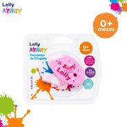 Chupeta Lolly Prendedor Tip (Com 1 Un) Rosa