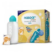 Nasoar Infantil 0,9% Solução Nasal 15 envelopes + Lavador Nasal 120ml