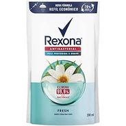 Sabonete Líquido Rexona Antibacterial Fresh 200Ml Refil, Rexona, Branco