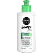 Salon Line, Creme de Pentear, SOS Bomba Original, Antiqueda e Resistência, Vegano - Para Todos os Tipos de Cabelos, 300m