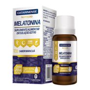 Suplemento Alimentar Melatonina Catarinense Nutrição 0,21mg Maracujá 20Ml