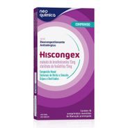 Hiscongex Maleato de Bronfeniramina 12mg + Cloridrato de Fenilefrina 15mg 12 comprimidos