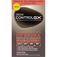 Grecin Control GX Shampoo para Barba, Redutor de Grisalhos, Ação Gradual, Aparência Natural, 118ml
