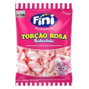 BALA FINI MARSHMALLOW RECHEADO ROSA BRANCO 80G