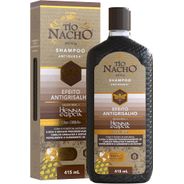 Tio Nacho Shampoo Antigrisalho 415ml - Antiqueda e Henna Egípcia Vegetal
