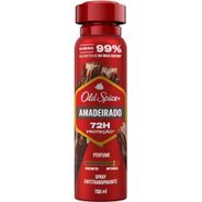 Desodorante Antitranspirante Aerosol Old Spice Amadeirado Masculino 72h 150ml