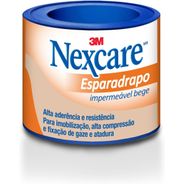 Nexcare, 3M, Esparadrapo Impermeável, Bege, 25mm x 0.9m