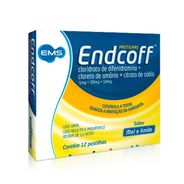 Endcoff Mel e Limão com 12 Pastilhas EMS