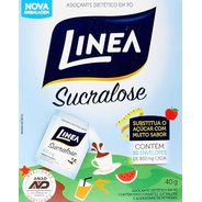 Adoçante Dietético em Pó Linea Sucralose com 50 Envelopes