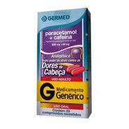 Paracetamol + Cafeína 500/65MG 20 Comprimidos - Germed - Genérico