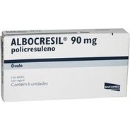 Albocresil Policresuleno 90mg Óvulo 6 unidades