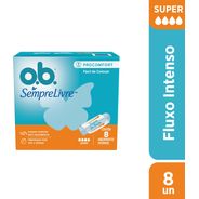 O.B. Absorvente Interno Médio Super 8 Unidades Multicor