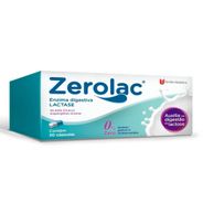 Zerolac 10.000 FCC Enzima Lactase 30 Cápsulas