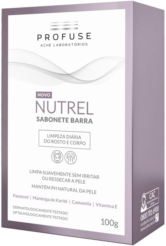 Sabonete Profuse Nutrel 100g – Rosto e Corpo Suaves