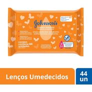 Johnson's Baby Lenços Umedecidos Limpeza e Suavidade, 44 Unidades