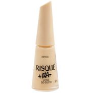 Esmalte Amarelo Cremoso Risqué + Iza A Voz do Gueto 8ml
