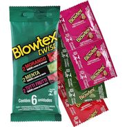 Preservativo Blowtex Twist com 6 unidades