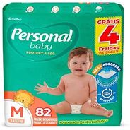 Fralda Personal Baby Protect e Sec M Leve 82 Pague 78 Unidades