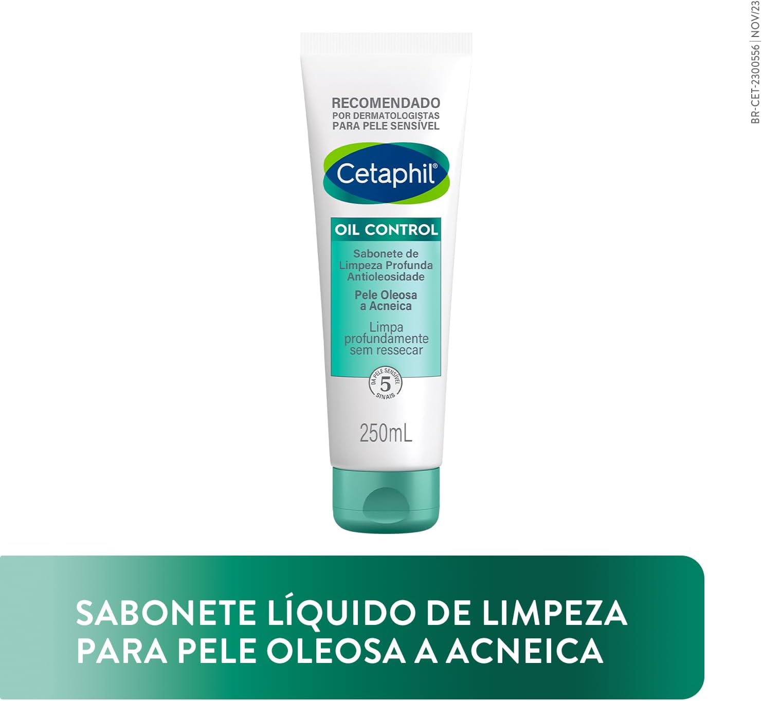 Cetaphil Oil Control Sabonete Facial Antiacne 250ml
