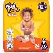 Fralda Descartável Infantil Piquitucho Mega EG 24Unidades