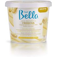 Cera Micro-Ondas Cremosa Chocolate Branco Depil Bella 100g, Depil Bella